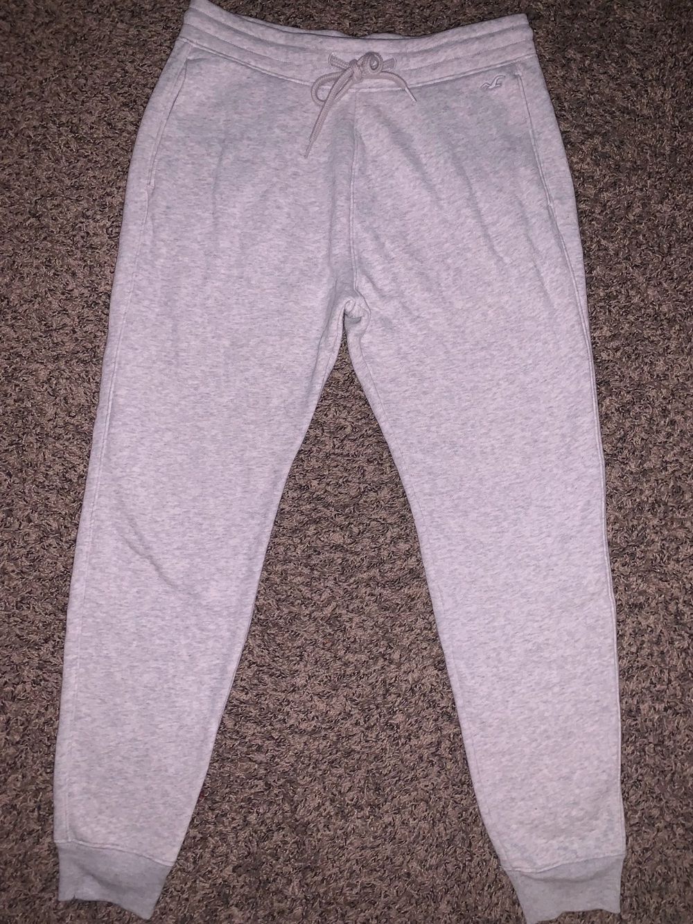 Hollister Light Gray Jogger Sweatpants Like Brand New